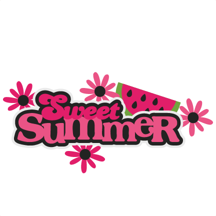 Sweet Summer SVG scrapbook title cutting files summer svg ...