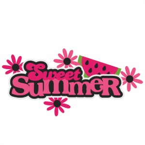 Sweet Summer SVG scrapbook title cutting files summer svg cut files watermelon svg cuts cute svg cut files for cricut