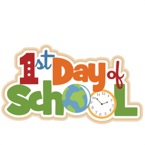 1st Day of School scrapbook title SVG cutting files school svg cut files school cut files for scrapbooking free svg cuts