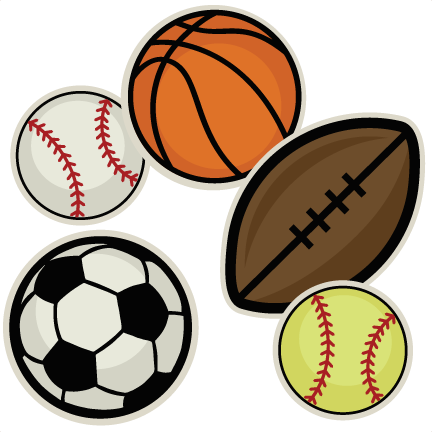 Sports Ball Collection SVG cutting file for scrapbooking sports ball