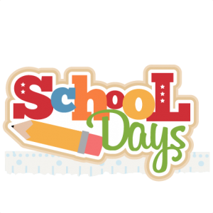 School Days Title SVG cutting file for scrapbooking free svg cuts free svg cut files cute cut files for cricut