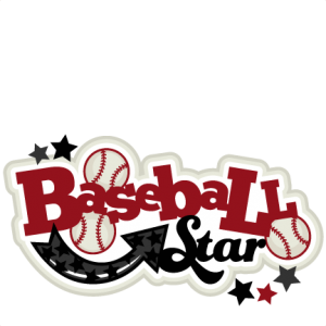 Baseball Star SVG scrapbook title baseball svg title baseball svg cut files baseball title svg cut files
