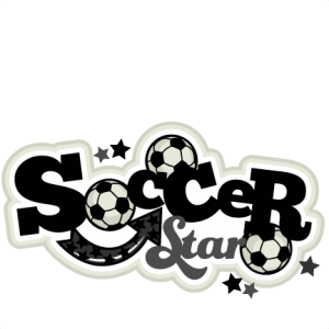 Soccer Star Scrapbook Title  SVG cutting file soccer svg cut files free svgs cute svg cut files for cricut