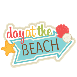 Day at the Beach SVG scrapbook title SVG cut file free svg cuts summer svgs beach svg file free svg cuts