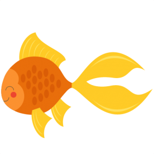 Cute Goldfish svg cut file for cricuts  SVG scrapbook title beach svg cut file ocean svg cut file cute svg cuts