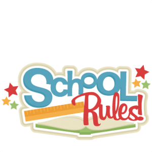 School Rules! SVG scrapbook title school svg cut files cricut cut files for scrapbooking cute svg cuts free svgs