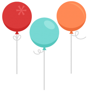 Birthday Balloons SVG scrapbook birthday svg cut files birthday svg files free svgs free svg cuts