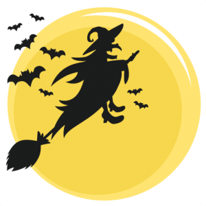 Halloween Witch SVG scrapbook title SVG cutting files bat svg cut file halloween cute files for cricut cute cut files free svgs