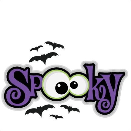 Spooky SVG scrapbook title SVG cutting files bat svg cut ...