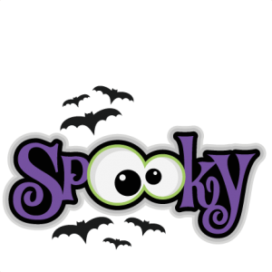 Spooky SVG scrapbook title SVG cutting files bat svg cut file halloween cute files for cricut cute cut files free svgs