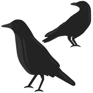 Crows Halloween SVG cutting files for scrapbooking free svg cuts cute svg cut files fall svgs
