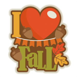 I Love Fall  SVG scrapbook title SVG cutting files for scrapbooking fall svg cut files for cricut cute cut files free svg cuts