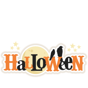 Halloween Title SVG scrapbook title SVG cutting files crow svg cut file halloween cute files for cricut cute cut files free svgs