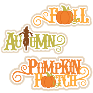 Fall Title Set SVG cutting file for scrapbooking autumn svg cut files free svgs cute cut files for cricut