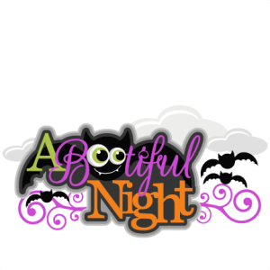 A Bootiful Night  SVG  SVG scrapbook title SVG cutting files bat svg cut file halloween cute files for cricut cute cut files free svgs