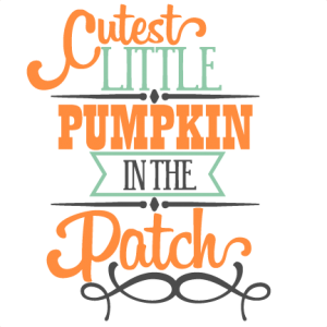 Cutest Little Pumpkin Phrase SVG scrapbook title SVG cutting files crow svg cut file halloween cute files for cricut cute cut files free svgs