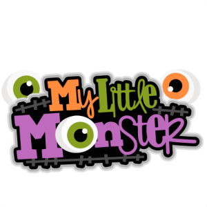 My Little Monster SVG scrapbook title Frankenstein SVG scrapbook title SVG cutting files svg cut file halloween cute files for cricut cute cut files free svgs