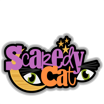 Download Scaredy Cat Halloween Cat SVG scrapbook title SVG cutting ...