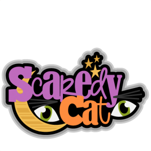 Scaredy Cat Halloween Cat SVG scrapbook title SVG cutting files crow svg cut file halloween cute files for cricut cute cut files free svgs