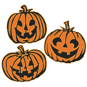 Jack-O-Lanterns Set SVG cutting files pumpkin svg cuts cute svg cut files cute cut files for cricut free svgs