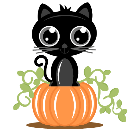 Download Cat On Pumpkin SVG cutting files for scrapbooking cat svg ...