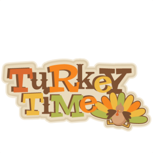 Turkey Day SVG scrapbook title turkey svg cut file for scrapbooking cute thanksgiving cut files for cricut
