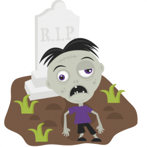 Zombie in Cemetery SVG cutting files for scrapbooking zombie svg cut file zombie cut file halloween svgs