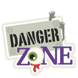 Danger Zone title SVG cutting files halloween svg cuts halloween scal files cutting files for cricut free svgs
