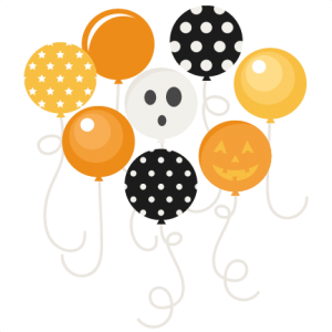 Halloween Party Balloons SVG scrapbook files SVG cutting files crow svg cut file halloween cute files for cricut cute cut files free svgs