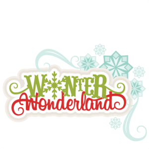 Winter Wonderland SVG scrapbook title winter svg cut file snowflake svg cut files for cricut cute svgs free