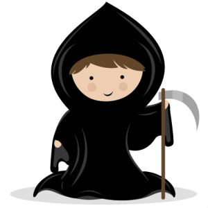 Grim Reaper Clip art SVG scrapbook cut file SVG cutting files cricut svg cut file halloween cute files for cricut cute cut files free svgs