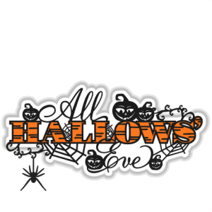 All Hallows' Eve  Title SVG scrapbook title SVG cutting files crow svg cut file halloween cute files for cricut cute cut files free svgs
