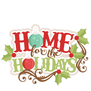 Home For The Holidays  SVG scrapbook title christmas svg cut file christmas svg cut files for cricut cute svgs free