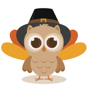Thanksgiving Owl SVG cutting file thanksgiving svg cuts cute clip art clipart turkey cut file for scrapbooking