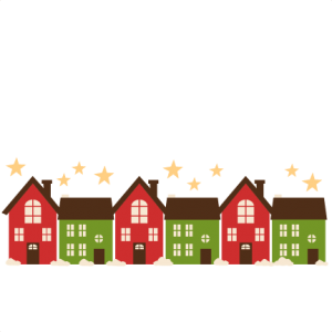 Christmas Houses SVG scrapbook title christmas cut outs for cricut cute svg cut files free svgs cute svg cuts