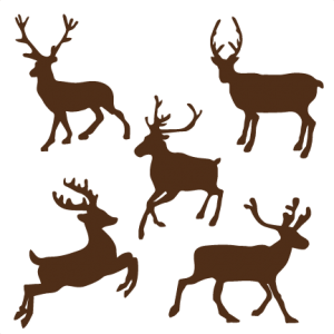 Reindeer Set SVG cutting files for scrapbooking cute cut files christmas svg cut files free svgs