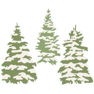 Winter Tree Set SVG scrapbook title winter svg cut file snowflake svg cut files for cricut cute svgs free