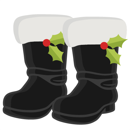 Santa's Boots SVG cutting files for scrapbooking cute cut files ...