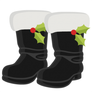 Santa's Boots SVG cutting files for scrapbooking cute cut files christmas svg cut files free svgs