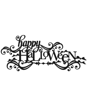 Download Happy Halloween SVG scrapbook title SVG cutting files crow ...