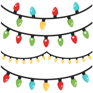 Christmas Lights scrapbook clip art christmas cut outs for cricut cute svg cut files free svgs cute svg cuts