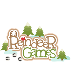 Reindeer Games SVG scrapbook title  SVG cutting files for scrapbooking cute cut files christmas svg cut files free svgs