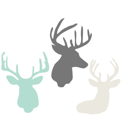 Download Deer Head Set SVG cutting files for scrapbooking cute cut ...