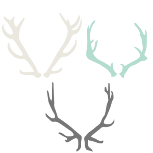 Antler Set SVG cutting files for scrapbooking cute cut files christmas svg cut files free svgs