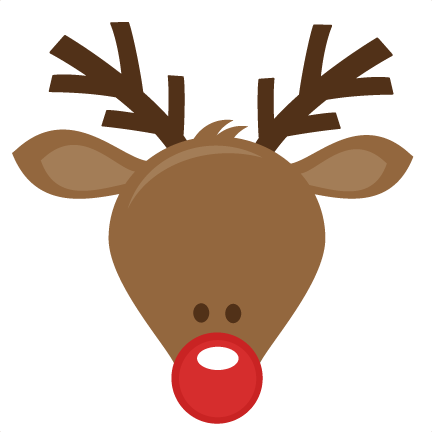 Download Cute Reindeer Head SVG cutting files for scrapbooking cute ...