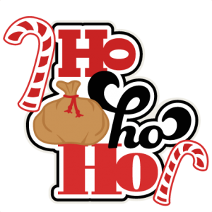 Ho Ho Ho  SVG scrapbook title shapes christmas cut outs for cricut cute svg cut files free svgs cute svg cuts