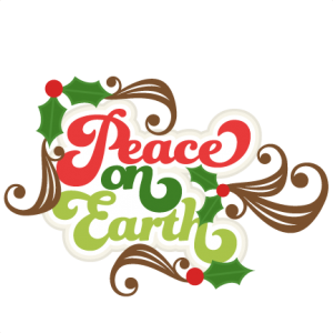 Peace on Earth Title SVG scrapbook title christmas cut outs for cricut cute svg cut files free svgs cute svg cuts