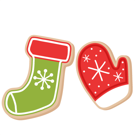 Christmas Cookies scrapbook clip art christmas cut outs for cricut cute