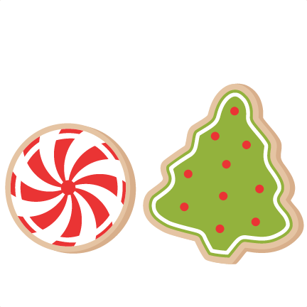 Christmas Cookies scrapbook clip art christmas cut outs for cricut cute svg cut files free svgs ...