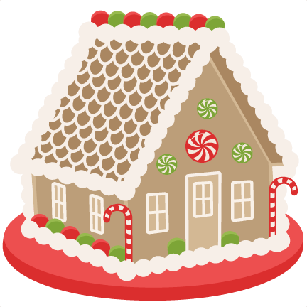 Download Gingerbread House scrapbook clip art christmas cut outs ...